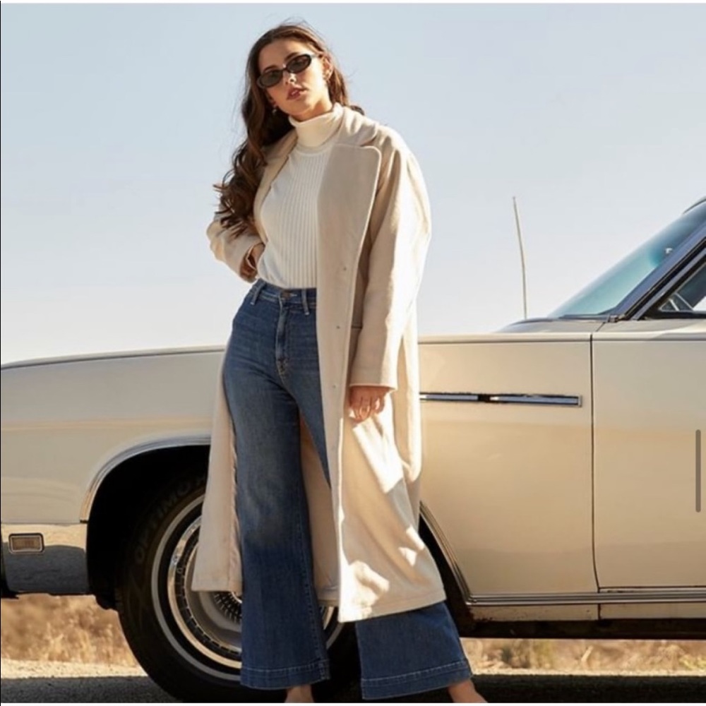 NWOT Lani the Label Cream Coat Small